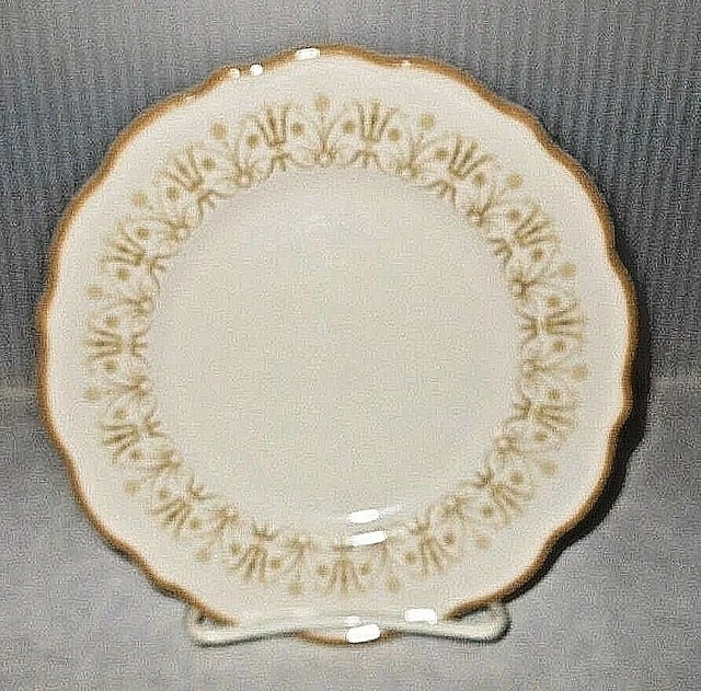 Vintage Syracuse China Restaurant Classic Bronze Replacement Salad Plate 7-L