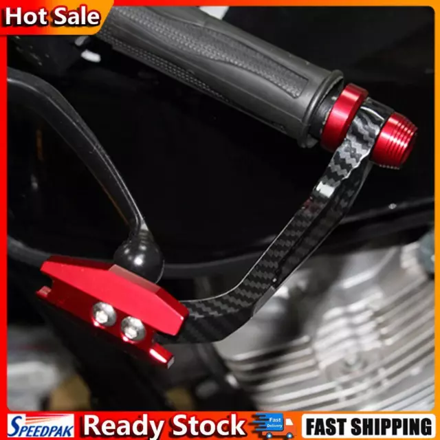 7/8 inch Motorcycle Handguard Aluminum Brake Clutch Lever Protector (Red) Hot