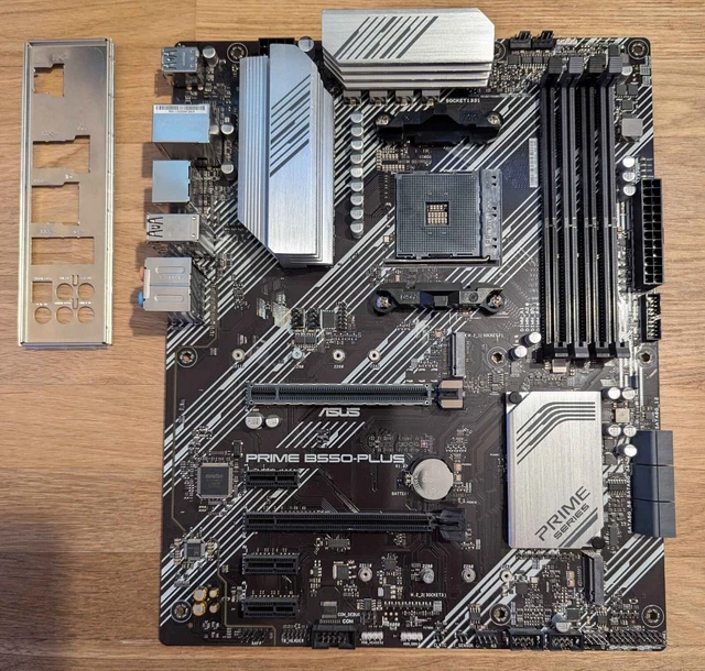 ASUS PRIME B550PLUS AM4 ATX Motherboard, Great working condition but