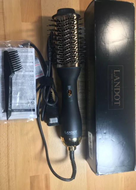 LANDOT Blowout Hair Dryer Brush, One-Step Hot Air Brush for Volumizing 5368/110V