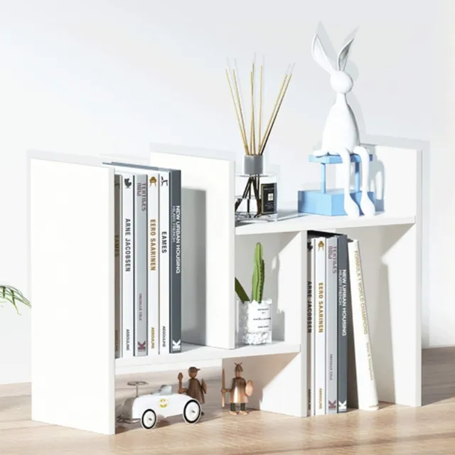 Desktop Bookshelf Wooden Desktop Bookcase Mini Bookshelf Organiser Storage