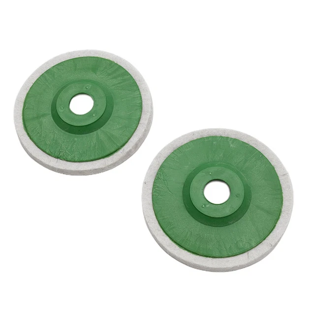 2 pièces coussinet de roue de polissage laine feutre 125 mm pour outil de buffi