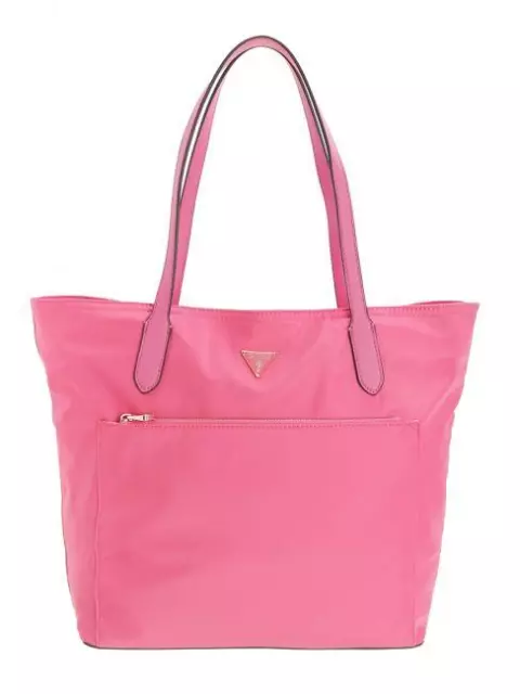 Bolsa Mujer GUESS Eco Gemma Totalizador Con Bolsillo Cremallera Vivid Rosas ND