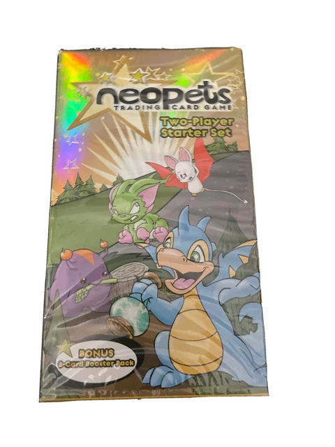Neopets Two-Player TCG Starter Set Deck W/ Base Booster Pack New Mint Condition Neopets Two-Player TCG Starter Set Deck W/ Base Booster Pack New Mint Condition
