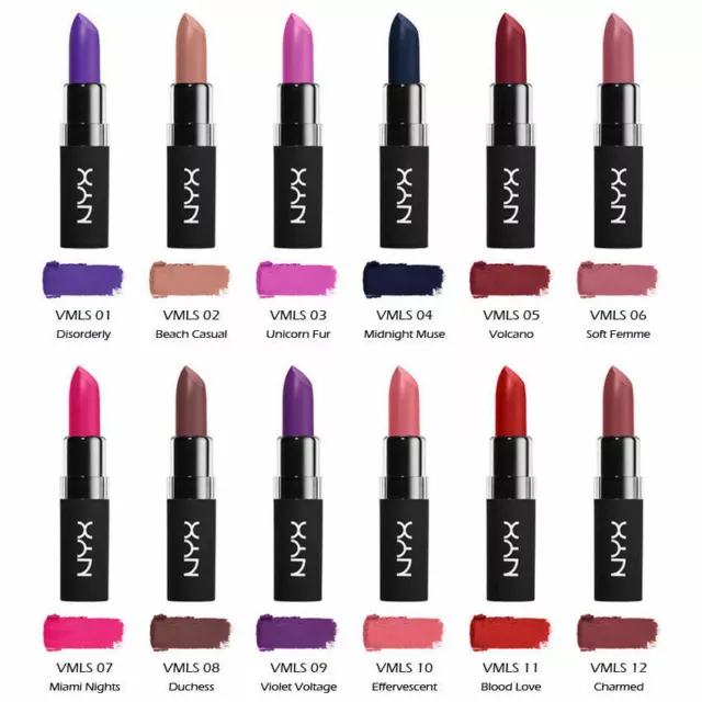NYX PROFESSIONAL MAKEUP Lip Lingerie XXL Matte Liquid Lipstick Select Your  Shade