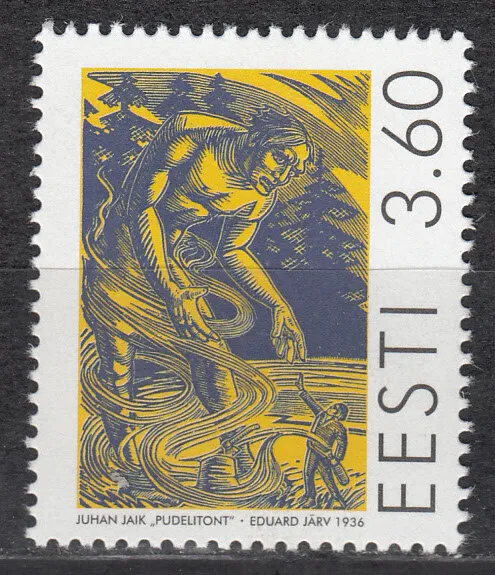 Estland / Esti Nr. 332** 100.Geburtstag des Schriftstellers Juhan Jaik