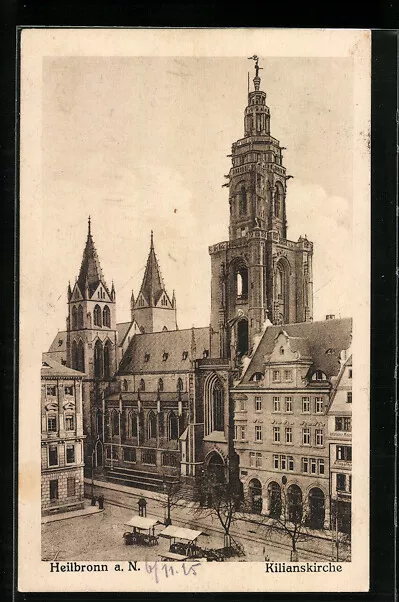 Ansichtskarte Heilbronn, Kilianskirche