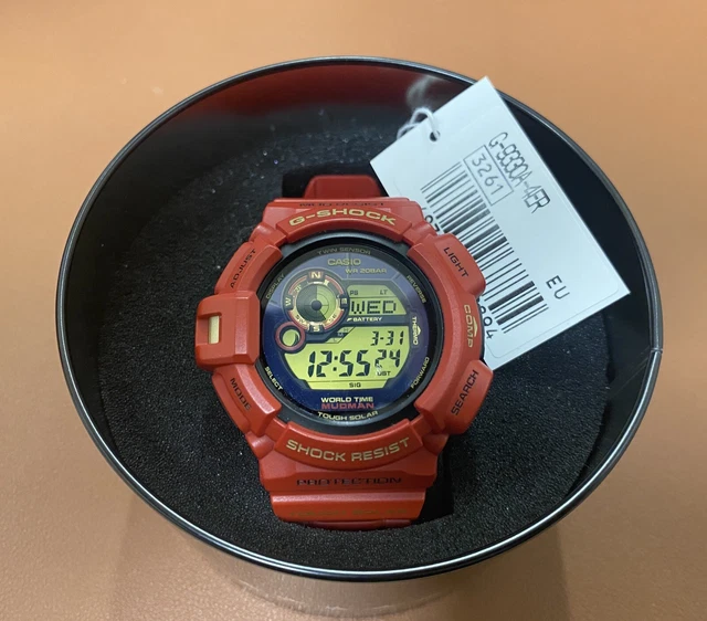 CASIO G SHOCK MUDMAN G 9330A Limited edition 30th Anniversary Watch Red Gold 200.80 PicClick UK
