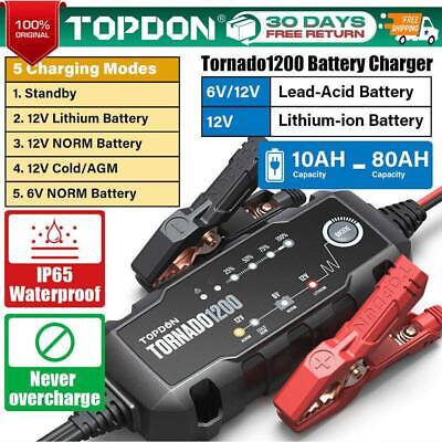 T1200 Auto Caricabatteria intelligente autoveicolo caricabatteria auto batteria 6/12v 