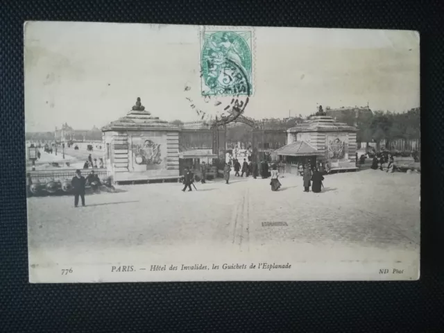 CPA 75 PARIS - Hôtel des Invalides - Les Guichets de l'Esplanade