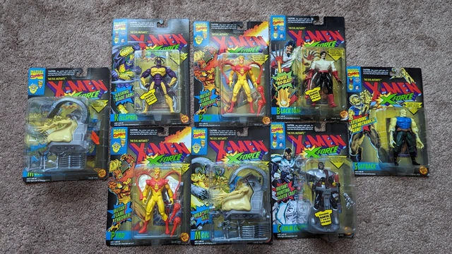 MARVEL X-Men X-Force Evil Mutants LOT OF 8 Figures ToyBiz 1994 NISP