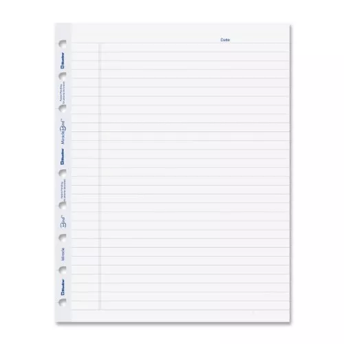 Blueline Miraclebind Notebook Refill Sheet - 25 Sheet - Ruled - 9.25" X 7.25" -