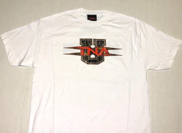 RARE! VINTAGE TNA Wrestling Taking The Competition To School TShirt