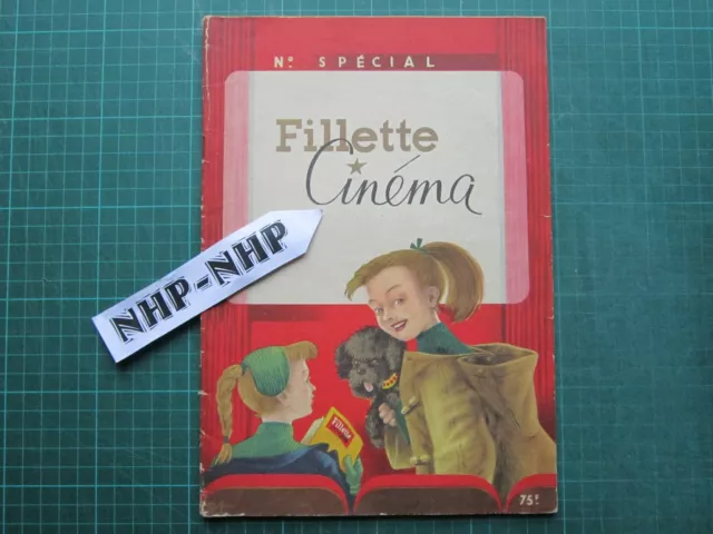 Revue "FILLETTE jeune fille", Spécial CINÉMA, Novembre 1956