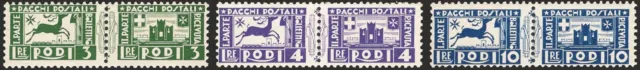 Aegean - 1934 - Postal packages various subjects, No. 1/11. Certified: Italia Collezi