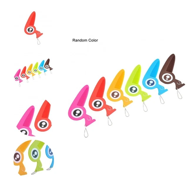 Peine de bebé patrón único color vibrante adorable bebé peine de dibujos animados