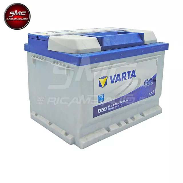 Batteria Auto Varta D59 60Ah 540A Di Spunto Positivo A Destra - 560409054