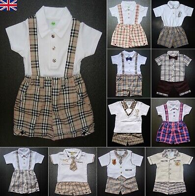 Cute BABY BOY OUTFIT Designer Clothing Boys Shorts & Top Sets for Aged 0-4 Years