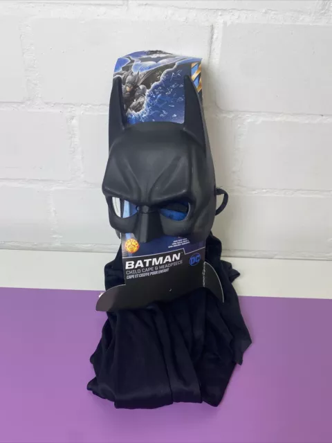 Batman-Umhang und Maske für Jungen Superheld schwarz - Cod.171656