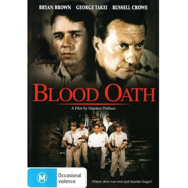 Blood Oath (DVD, 1990) PAL Region 4 (Bryan Brown, George Takei, Russell Crowe)