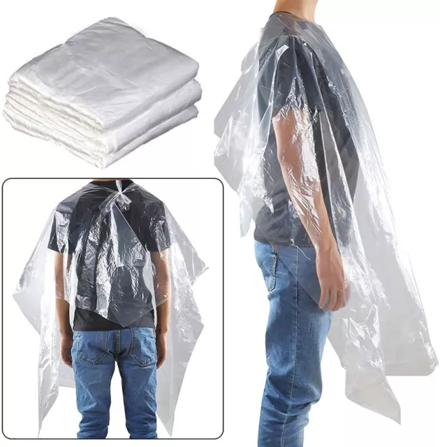 Large Disposable Salon Barber Gown Hairdressing Cape for Beauty Hair Dye Perming