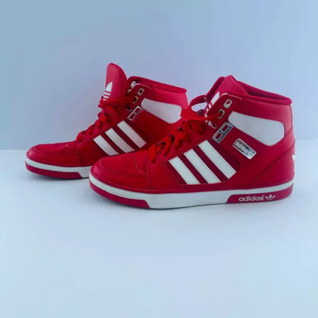 ADIDAS HARD COURT 2 High Red Hi Top Sneakers Shoes G59666 Men s US 14 61.38 PicClick UK