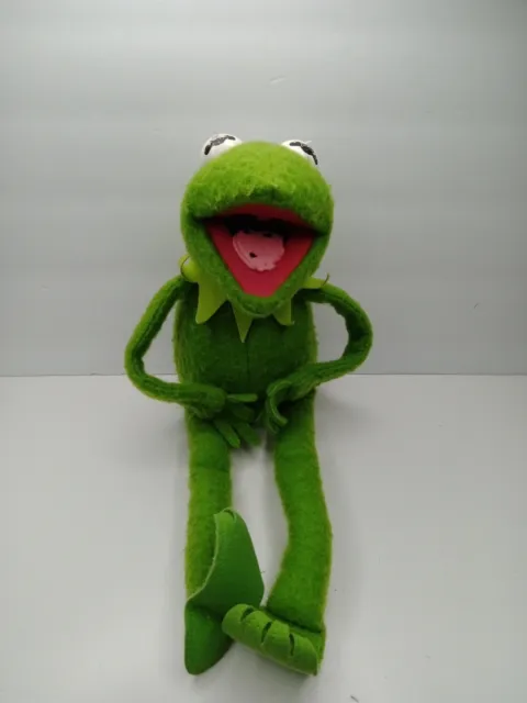 Vintage 1976 Kermit The Frog Jim Henson Muppet Doll Fisher-Price Plush Toy!