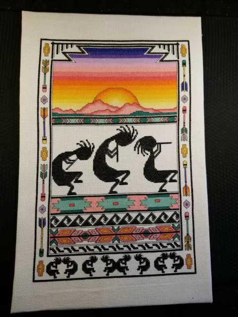 Desert Southwest Aguja Ciervo Kokopelli Kachina Oraciones Nativas sin Marco