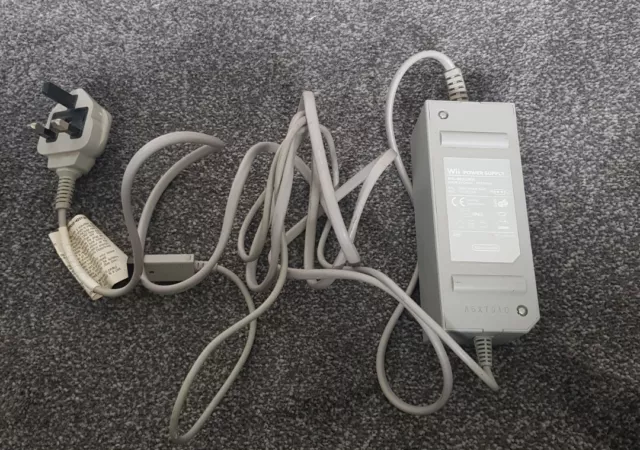 Nintendo Wii Genuine Power Supply - Grey (RVL-002) - Used/Tested Power Brick