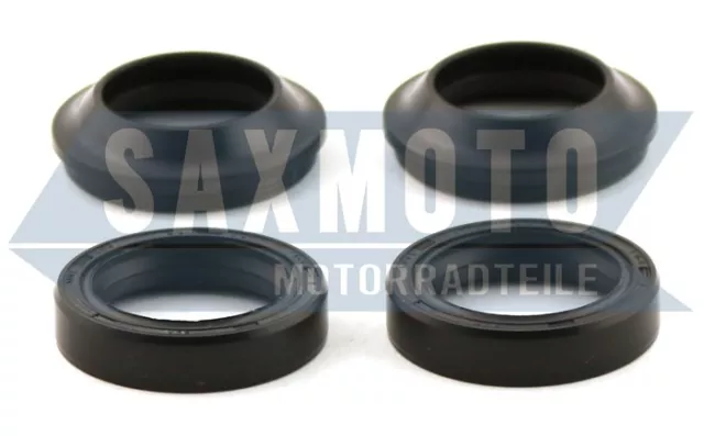 Gabelstaubkappen & Simmeringe Satz YAMAHA RD350 YPVS Fork Dust Seal Kit