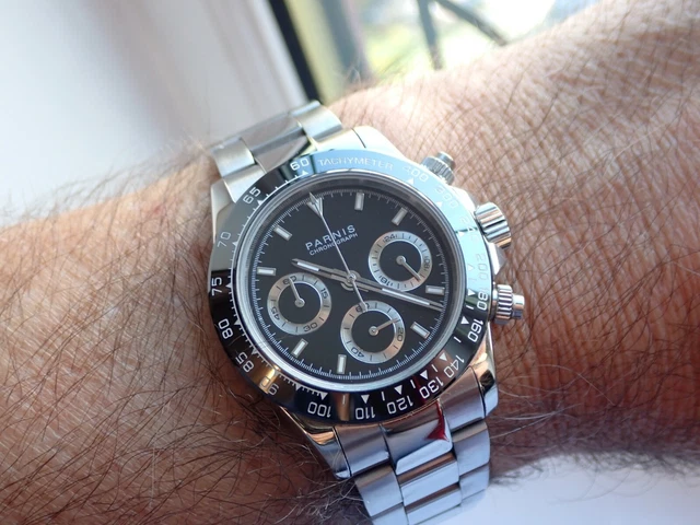 Parnis daytona chronograph cheap