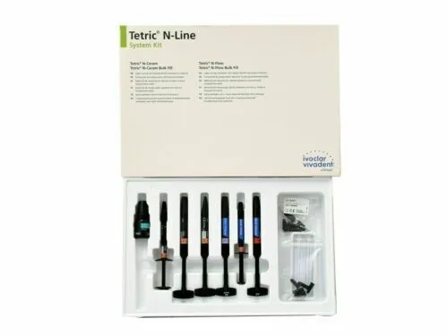 Kit composite dentaire Ivoclar Vivadent Tetric N-Line Ceram Flow Bulk Fill Bond 2