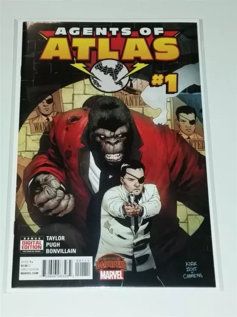Agents Of Atlas #1 Secret Wars Nm+ (9.6 Or Better) December 2015 Marvel Comics