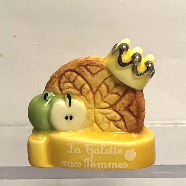 Feve  Galette   Des  Rois  Aux  Pommes  Avec  Couronne  -  Recto/Verso