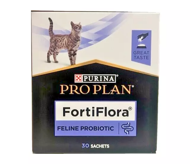 FORTIFLORA¹cat Feline Purina Nutritional Probiotic Supplement 30 Sachets X1g