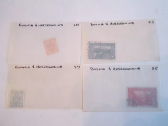 Early Bosnia Stamps - Sc# 7 - 111 & Back Of Book - Used & Unused  - Bb-2 3