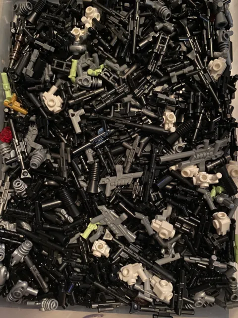 Lot of 10 Random Lego Star Wars Accessories Blaster  Weapons Gun More