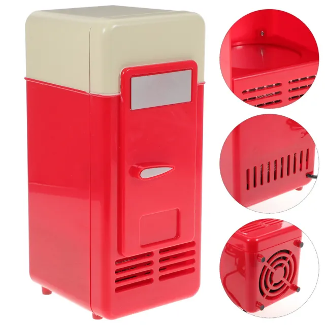 Mini nevera con compartimento para congelador, sobremesa, refrigerador,  modelo compacto, energía, de una sola puerta, mini nevera (color blanco)