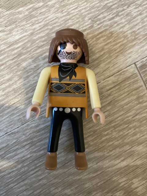 Set Playmobil 3035 Bandit Mexicain Vintage - Cactus, Caisse, Carabine, Serpent - Occasion Très Bon État