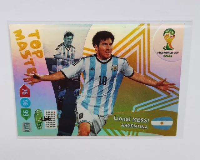 Panini Adrenalyn WM 2014 FIFA WORLD CUP Brasil Top Master Lionel Messi