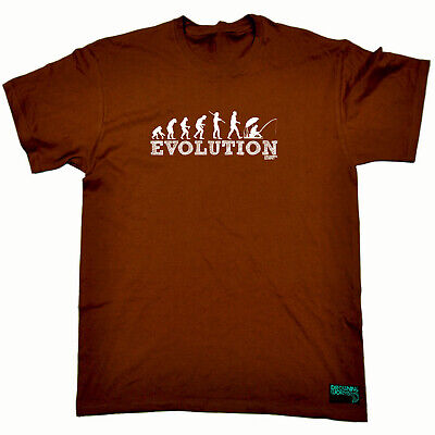 Fishing Dw Evolution - Mens Funny Novelty Tee Top Gift T Shirt T-Shirt Tshirts