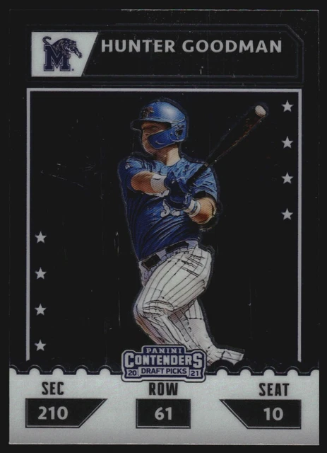 2021 Elite Extra Edition Optic College Tickets #41 Hunter Goodman