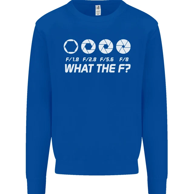Felpa maglione Photography What the F Stop Photographer da uomo 11