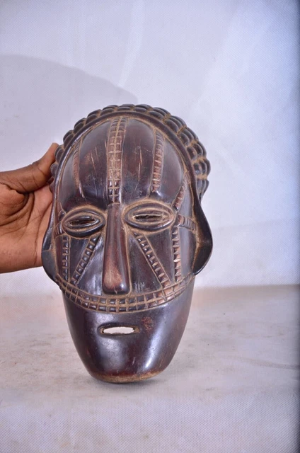 African tribal art, Songye mask  from Democratic Republic of Congo