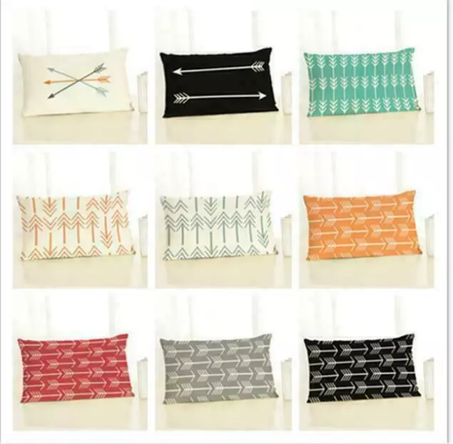 Linen Cotton Cushion Cover Print Fundas Throw Pillow Cushion Square Cojines