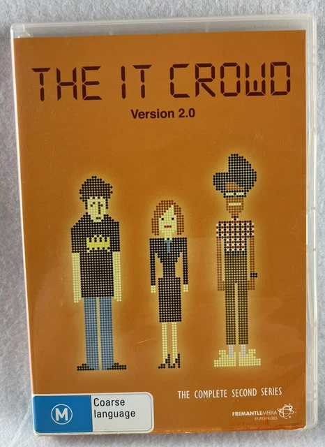 THE IT CROWD - Version 2.0- The Complete Second Series-Sitcom Funny Comedy Laugh