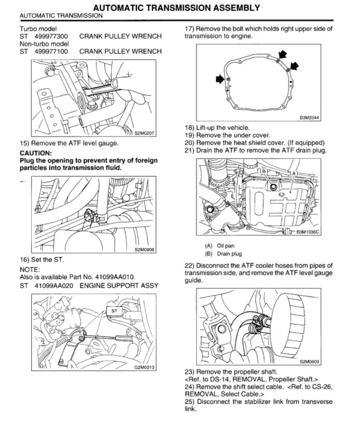 Subaru Impreza WRX STi  (2008-2017) manuale officina - repair manual 3