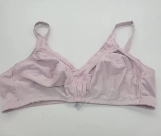 Kmart PINK Tan Full Coverage Adjustable Straps Tricot Wire Free Bra Size 44C