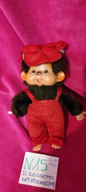 Peluche Singe Vintage - Moncicci Par SEKIGUCHI - Papy / Grandfather - Fabrication Japonaise