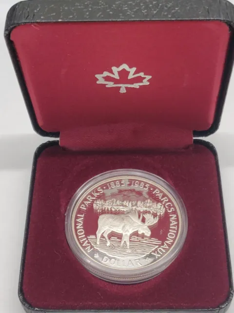 1985 Canada Silver Dollar  National Parks